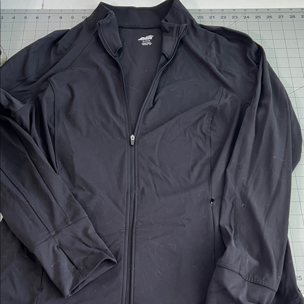 Womens AVIA nylon/ spandex zip up  jacket xl